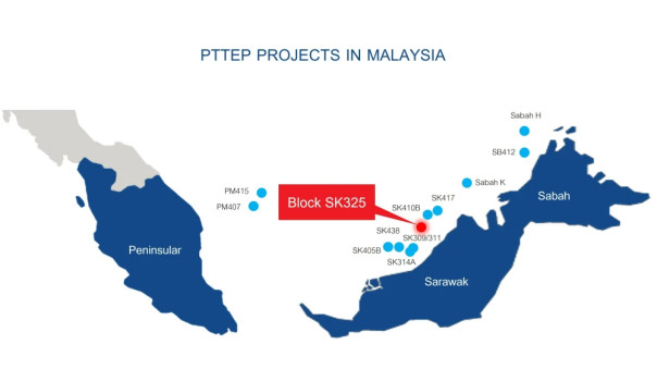 PTTEP partners with PCSB and PSEP in Block SK325, offshore Malaysia | PTTEP