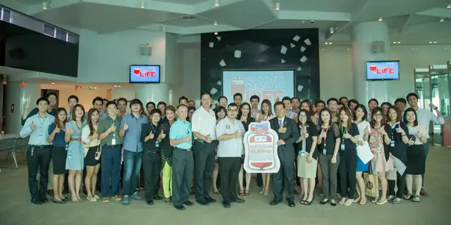 “PTTEP SAVE LIFE” activity donates blood under the campaign of “30 CSR Activities, 30th Anniversary of PTTEP”
