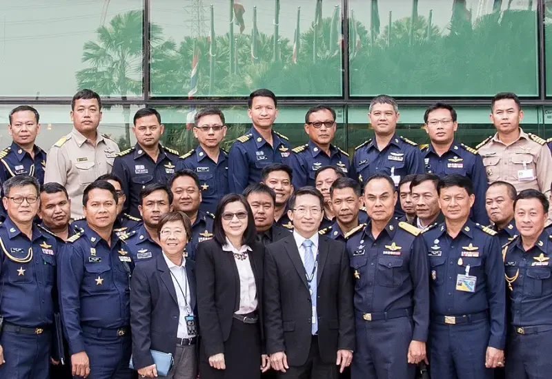 The 50th class of Air War College visits PTTEP