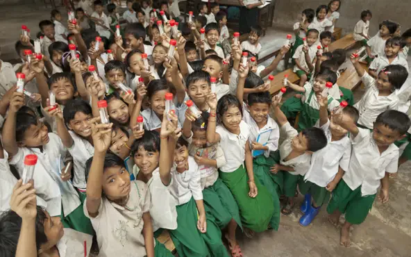 Parasite-Free School Program Wins Bronze Stevie Award