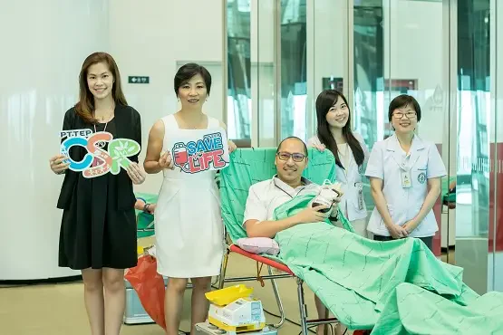 PTTEP encourages its employees to donate blood and save lives