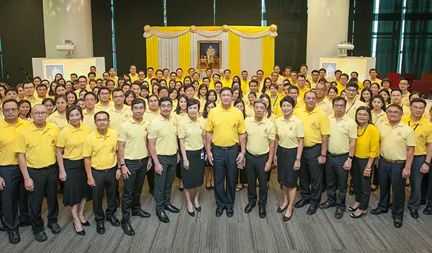 ผู้บริหารและพนักงาน ปตท.สผ. ถวายพระพรชัยมงคลพระบาทสมเด็จพระเจ้าอยู่หัว