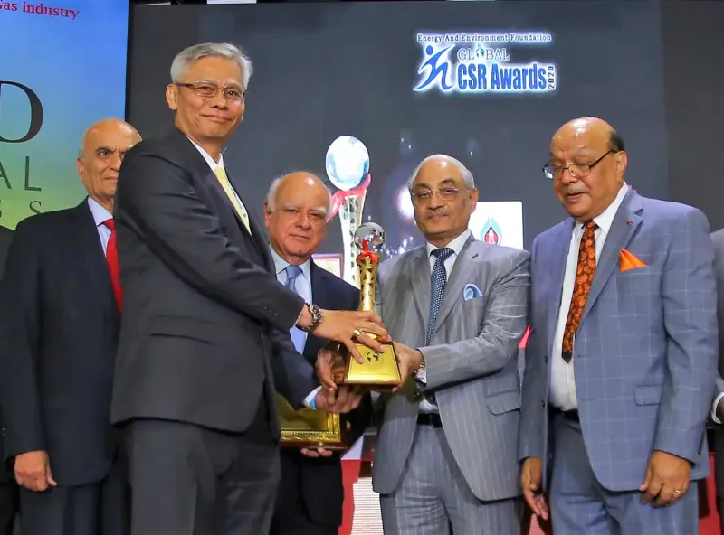 PTTEP honored with the Global CSR award at Platinum Winner
